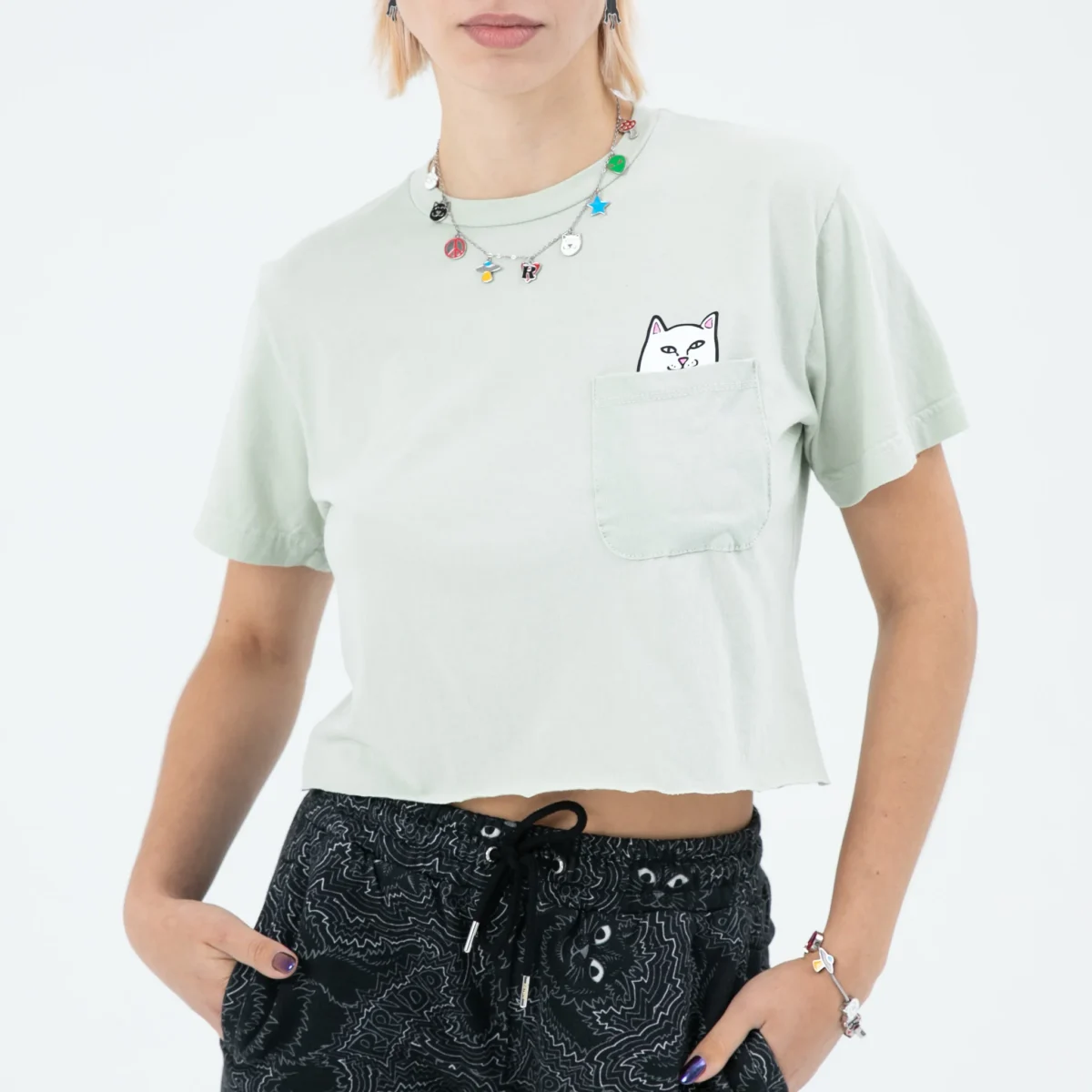 Ripndip Lord Nermal Peace Crop Top - Talla XL - Image 3