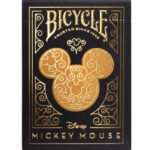 Bicycle Mickey Mouse (Negro y Dorado)