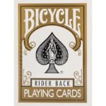 Bicycle Rider Back Dorado