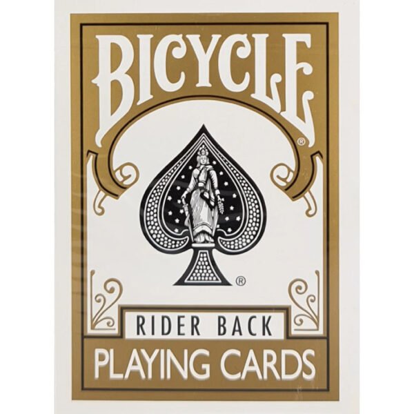 Bicycle Rider Back Dorado