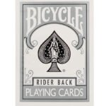 Bicycle Rider Back Plateado