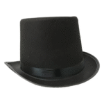 Sombrero de copa negro