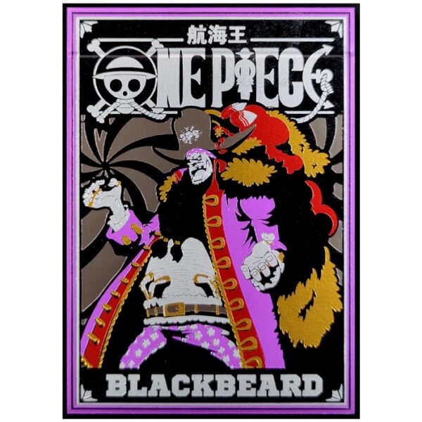 One Piece Playing Cards - Blackbeard